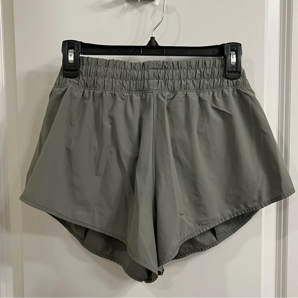 Aerie Sage Green Athletic Shorts | Size Medium - Picture 4 of 5